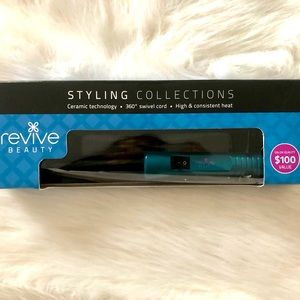 REVIVE BEAUTY PROFESSIONAL CLIP—FREE CURLING IRON